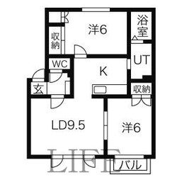 ラフィーネⅡの物件間取画像